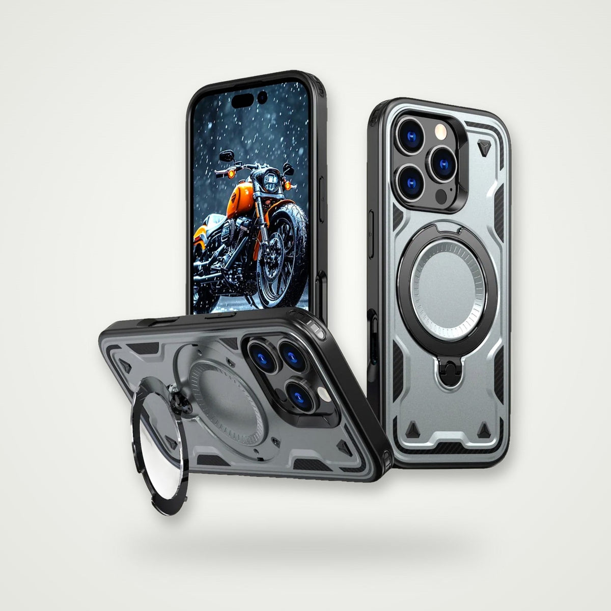 Minimal 360° Stand Magnetic Case for iPhone 13