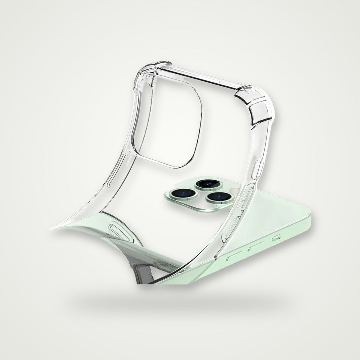 Airbag clear bumper case for iPhone 13–16, view 3