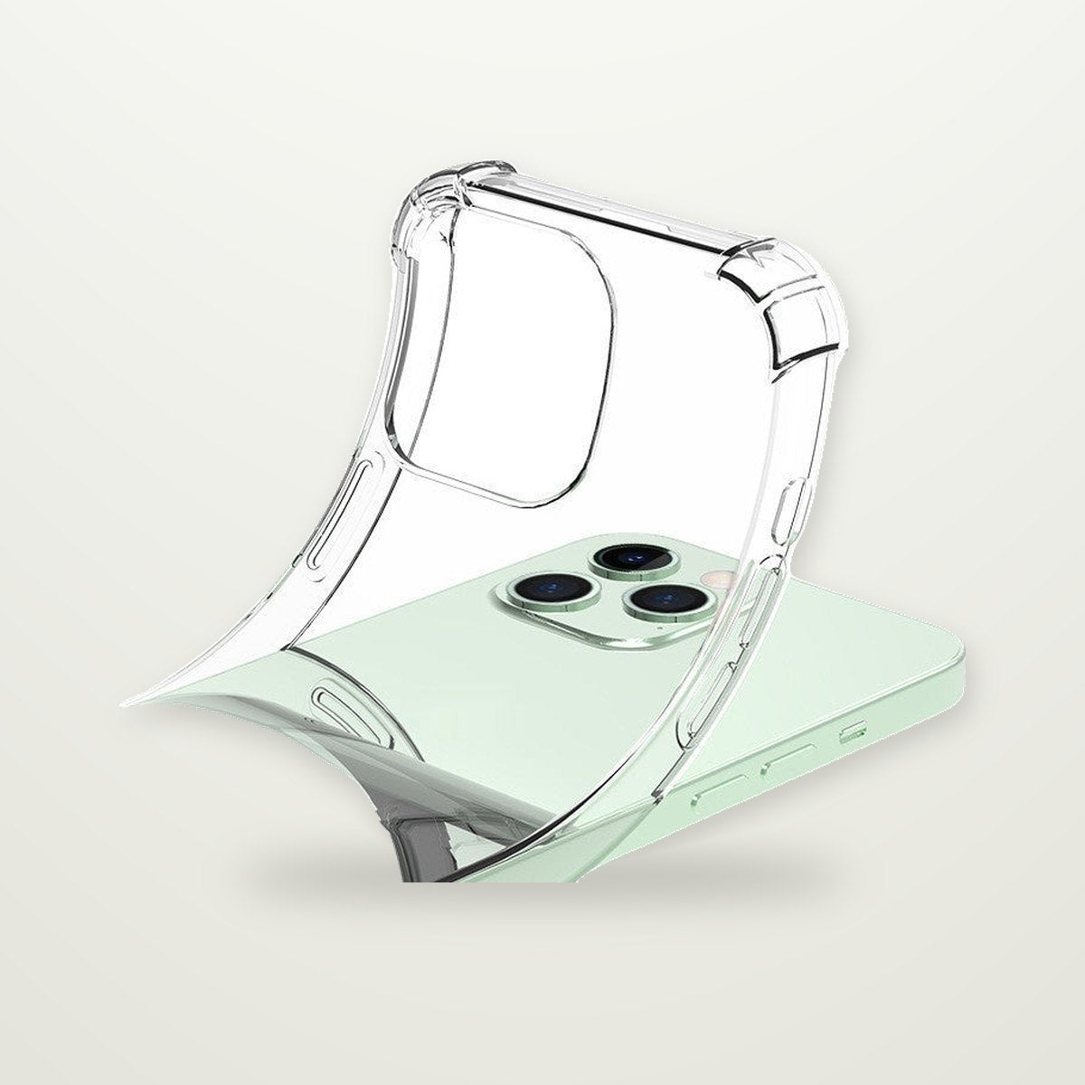 Airbag Clear Bumper Case for iPhone 13–16