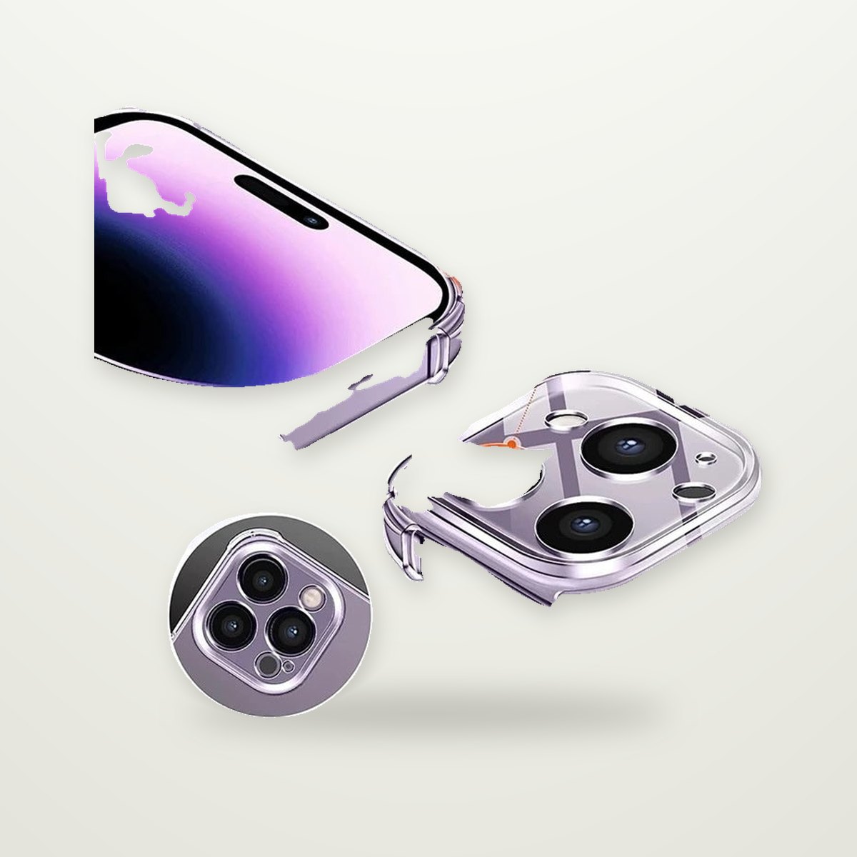 Airbag Clear Bumper Case for iPhone 13–16