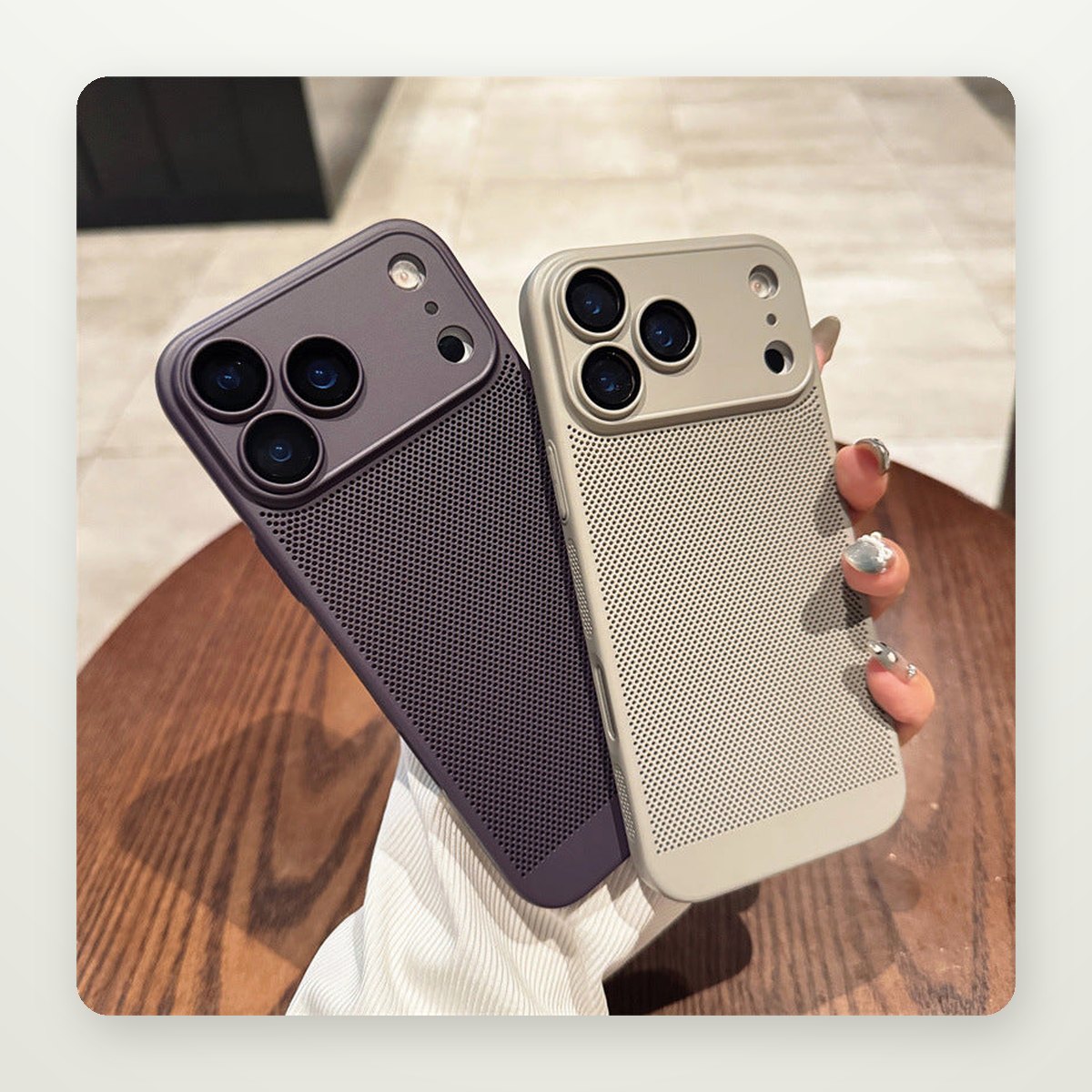 Breathable Mesh Case with Lens Guard for iPhone 17 & Air