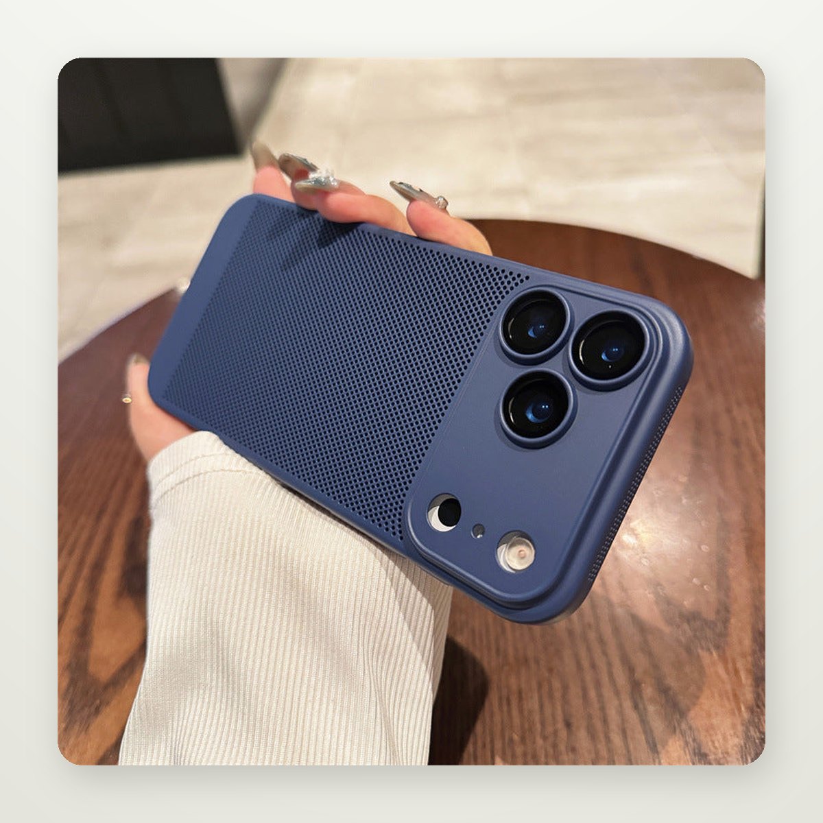 Breathable Mesh Case with Lens Guard for iPhone 17 & Air