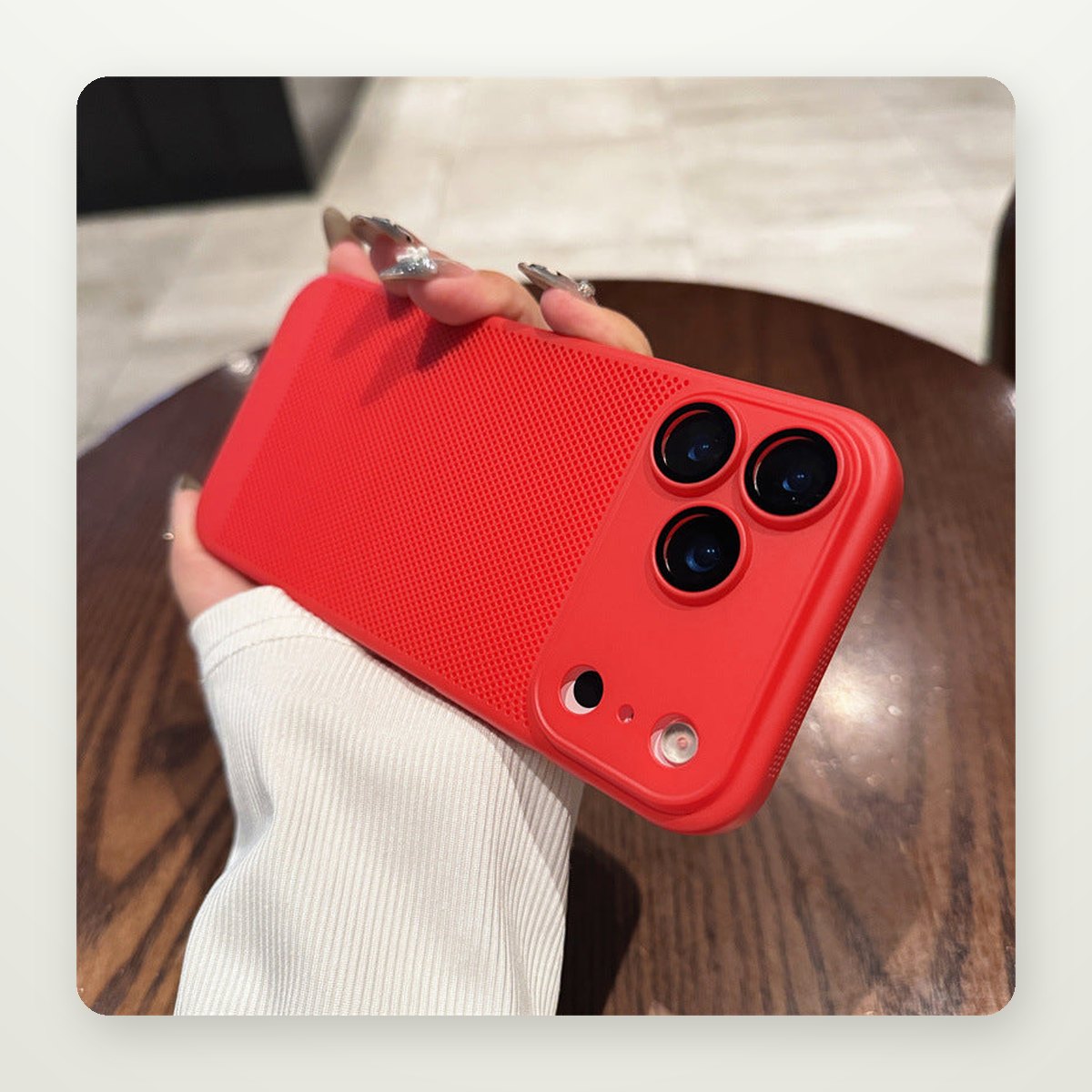 Breathable Mesh Case with Lens Guard for iPhone 17 & Air