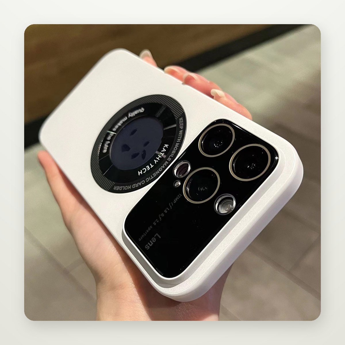Large-Window MagSafe Case for iPhone 15
