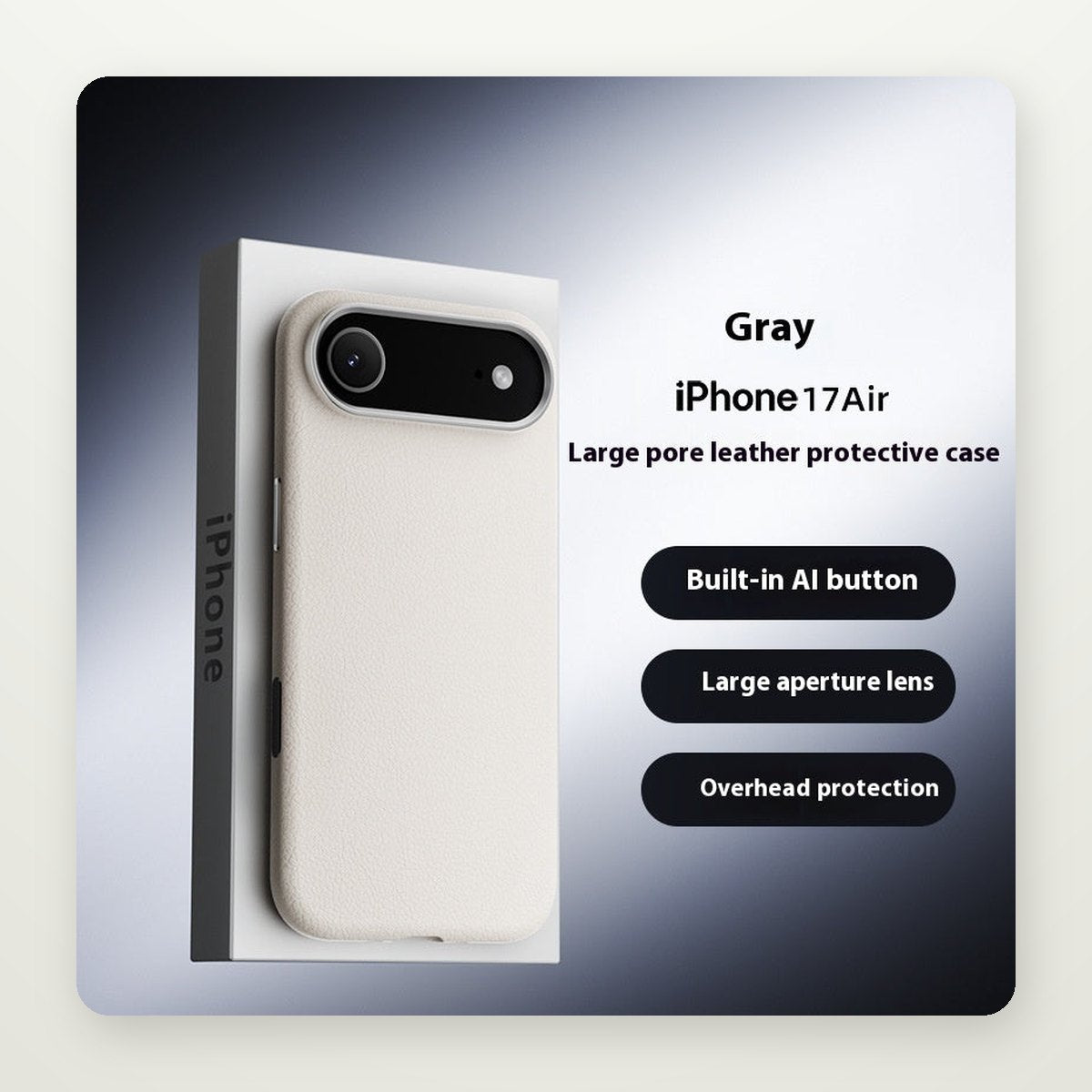 Plain Leather MagSafe Case for iPhone 17 & Air
