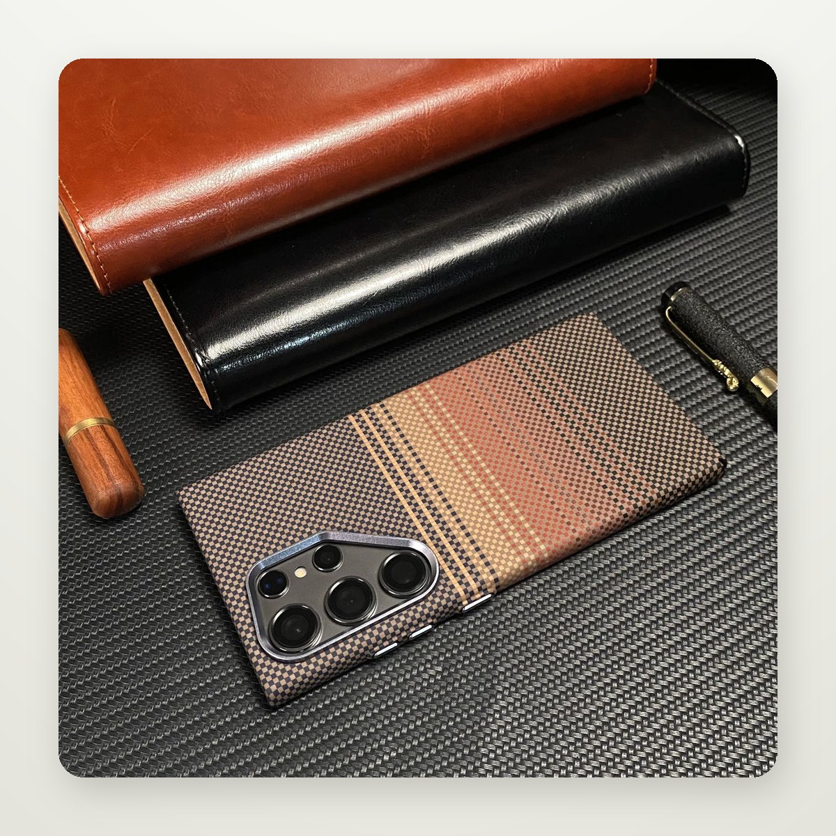 Sunset Aramid Fiber MagSafe Case for Galaxy S24–S25