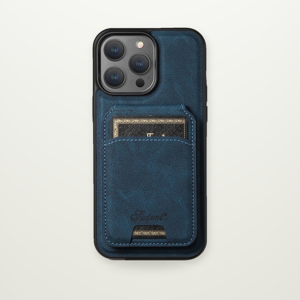 Leather Magnetic Card Case for Galaxy S24