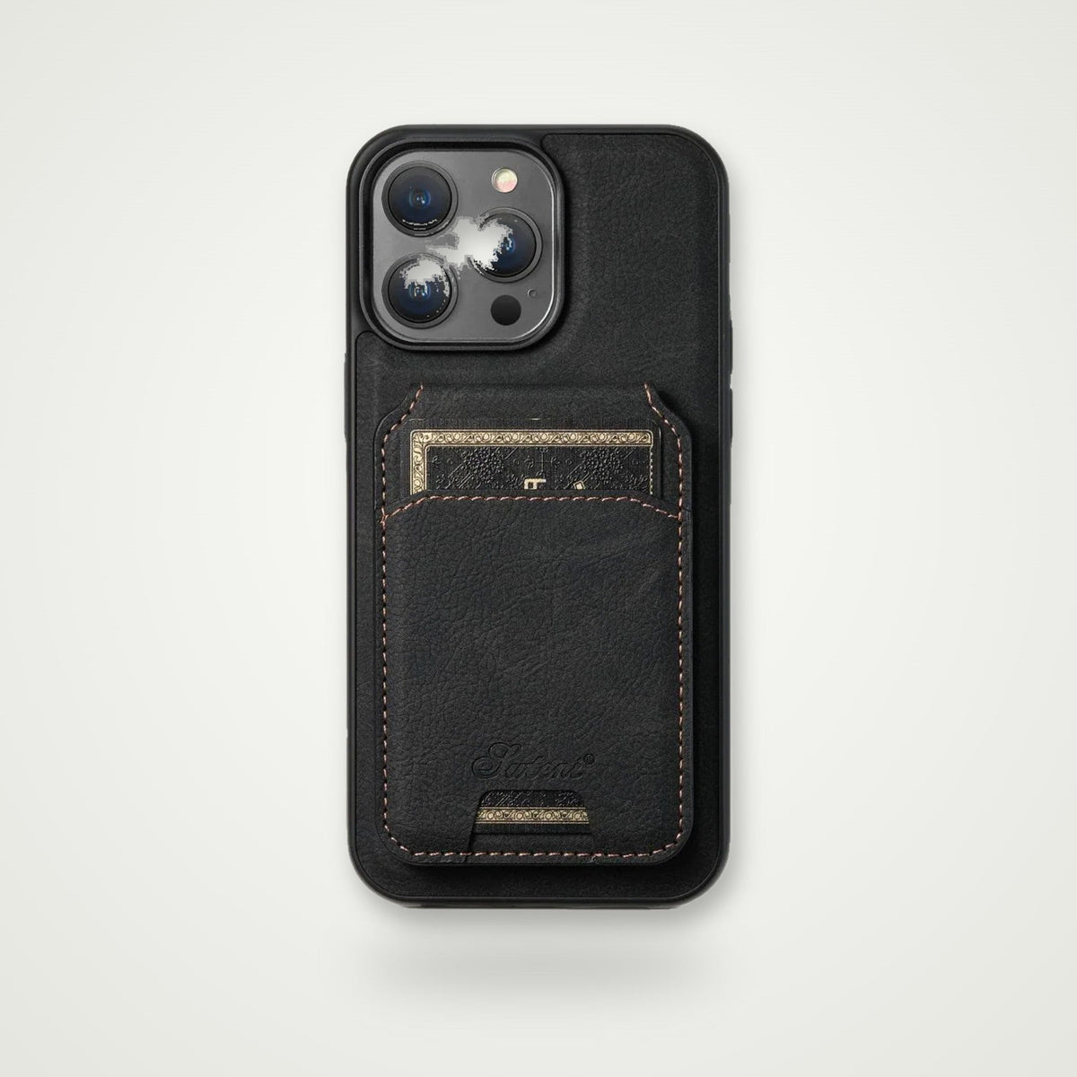 Leather Magnetic Card Case for Galaxy S24