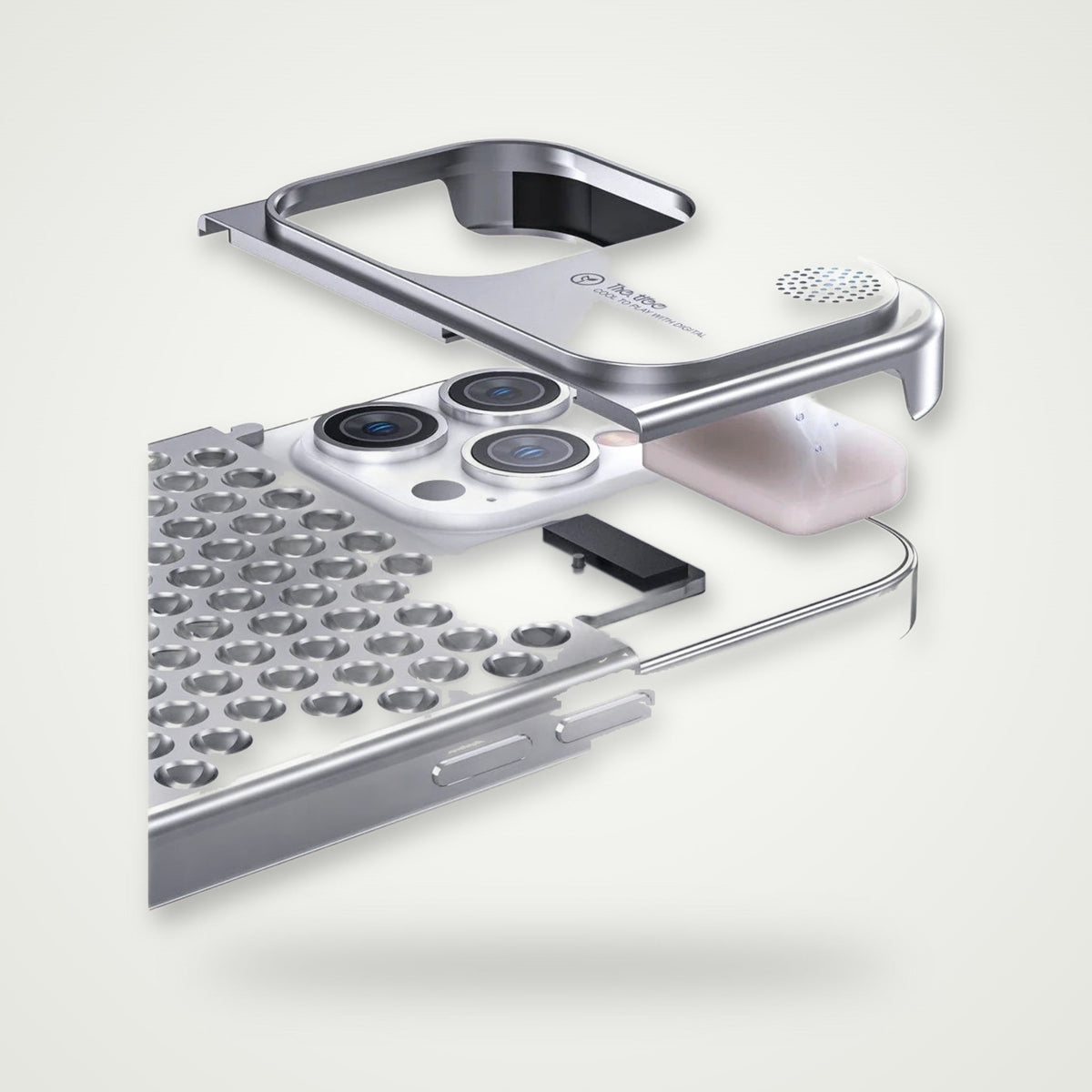 Vented Aluminum Case for iPhone 13–15