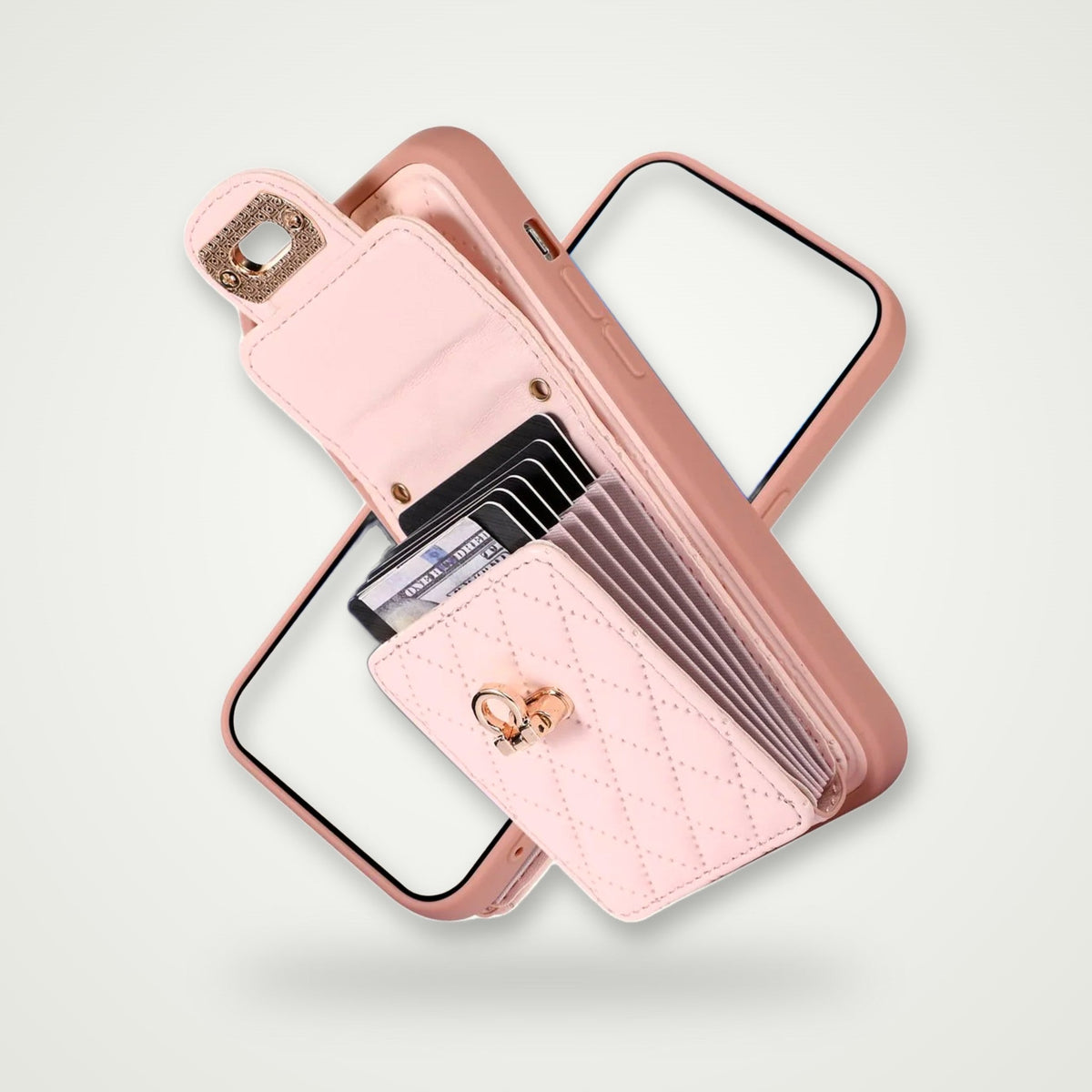 Back Card Holder Case for iPhone 13–15