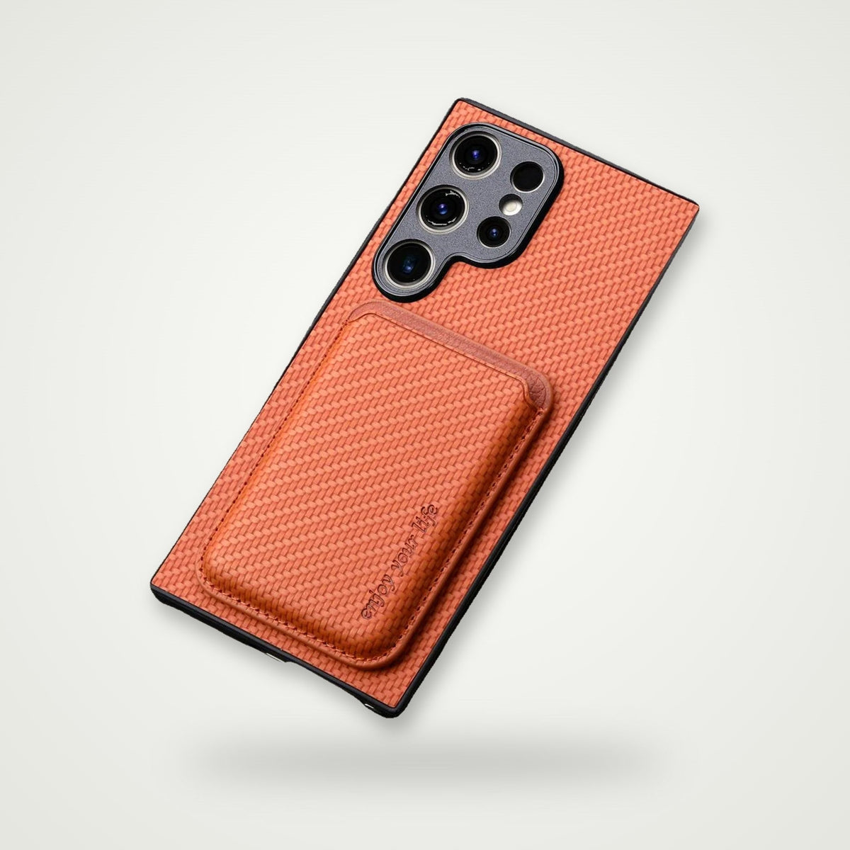 Leather Card Holder Magnetic Case for Galaxy S25–S26
