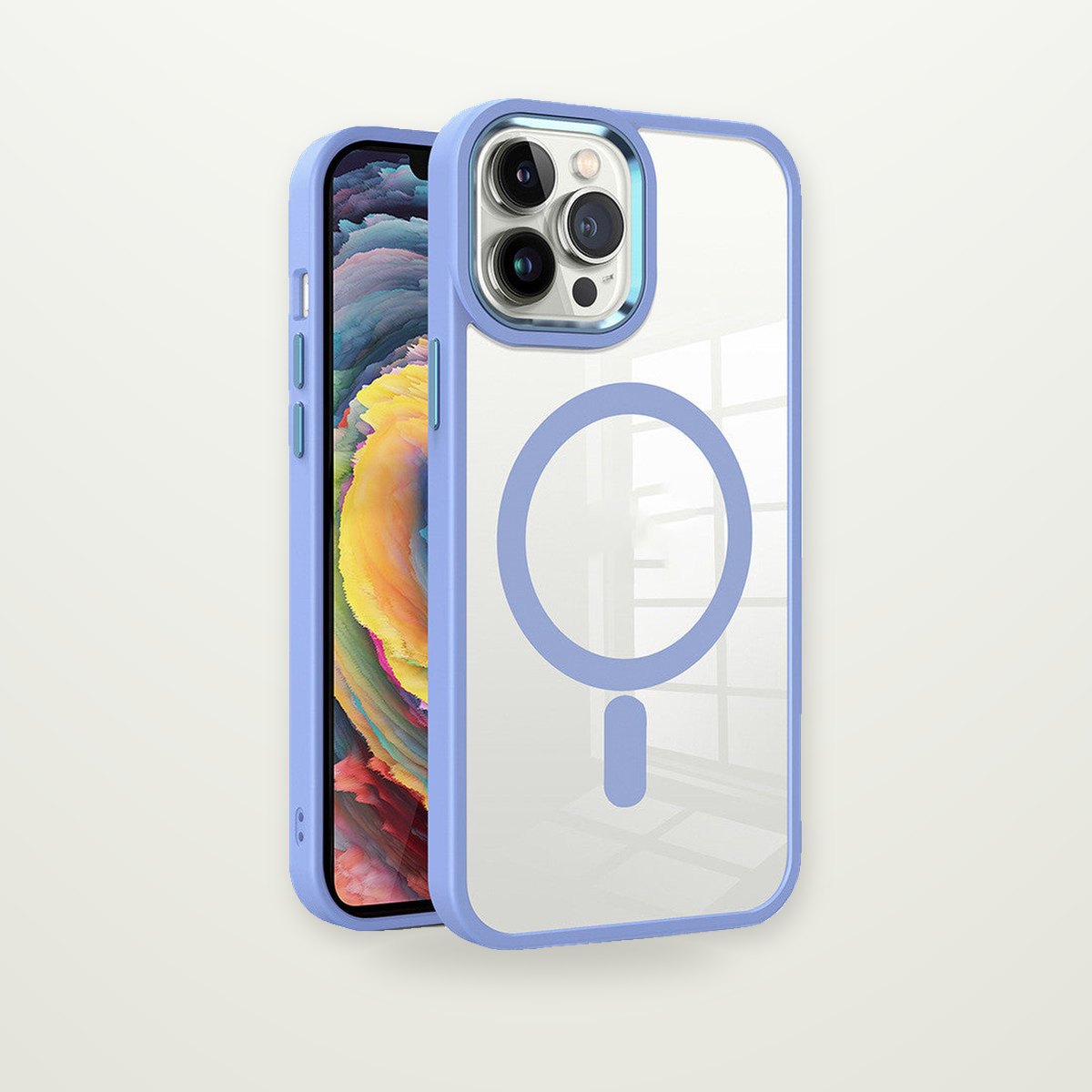 Clear Magnetic Case for iPhone 15