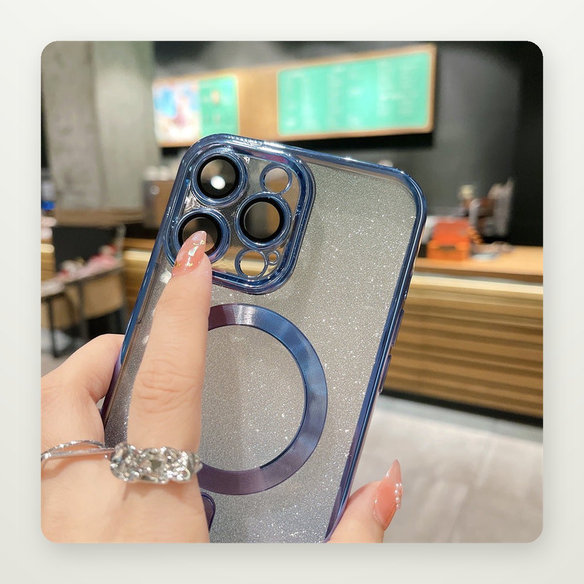 Plated Soft Magnetic Case for iPhone 13–16