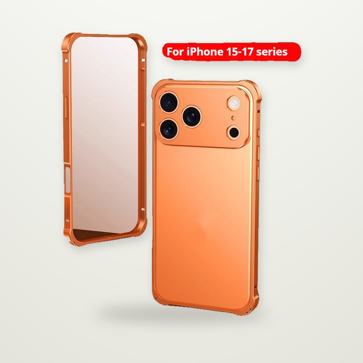 Buckle Metal Frame Case for iPhone 17 & Air