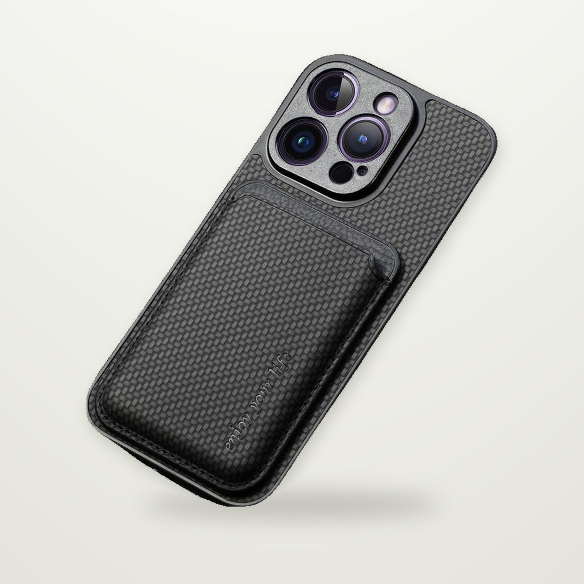 Stick-On Magnetic Card Holder for iPhone 15