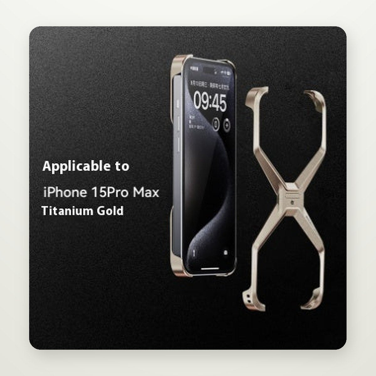 Frameless Aluminum Cooling Case for iPhone 13–17
