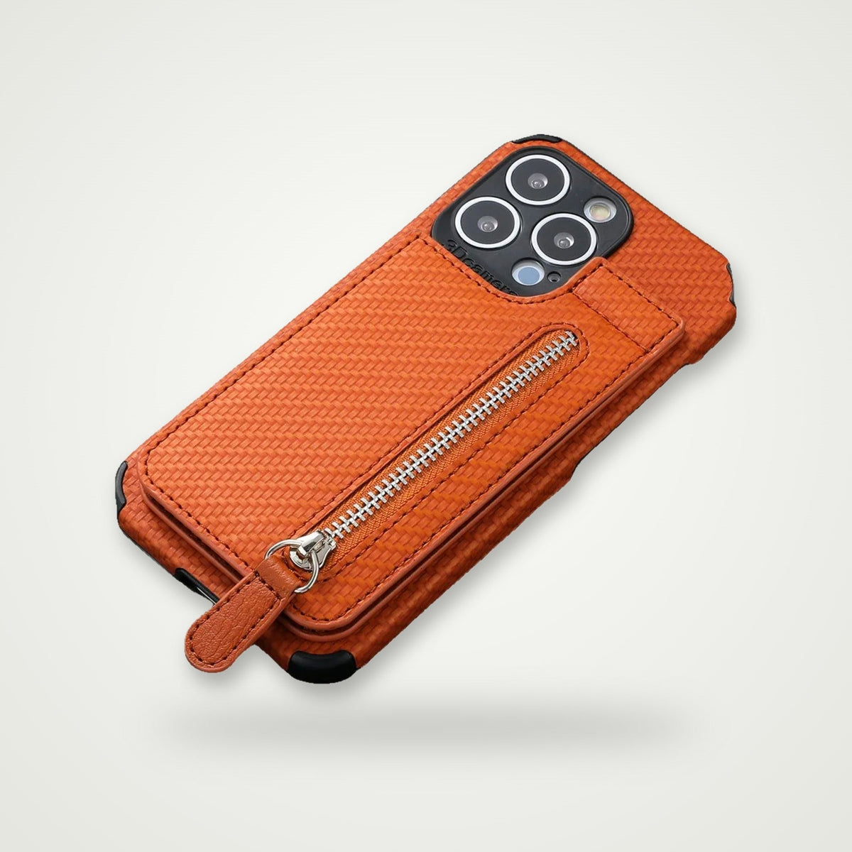 Zip Wallet Card Jacket for iPhone 13–15