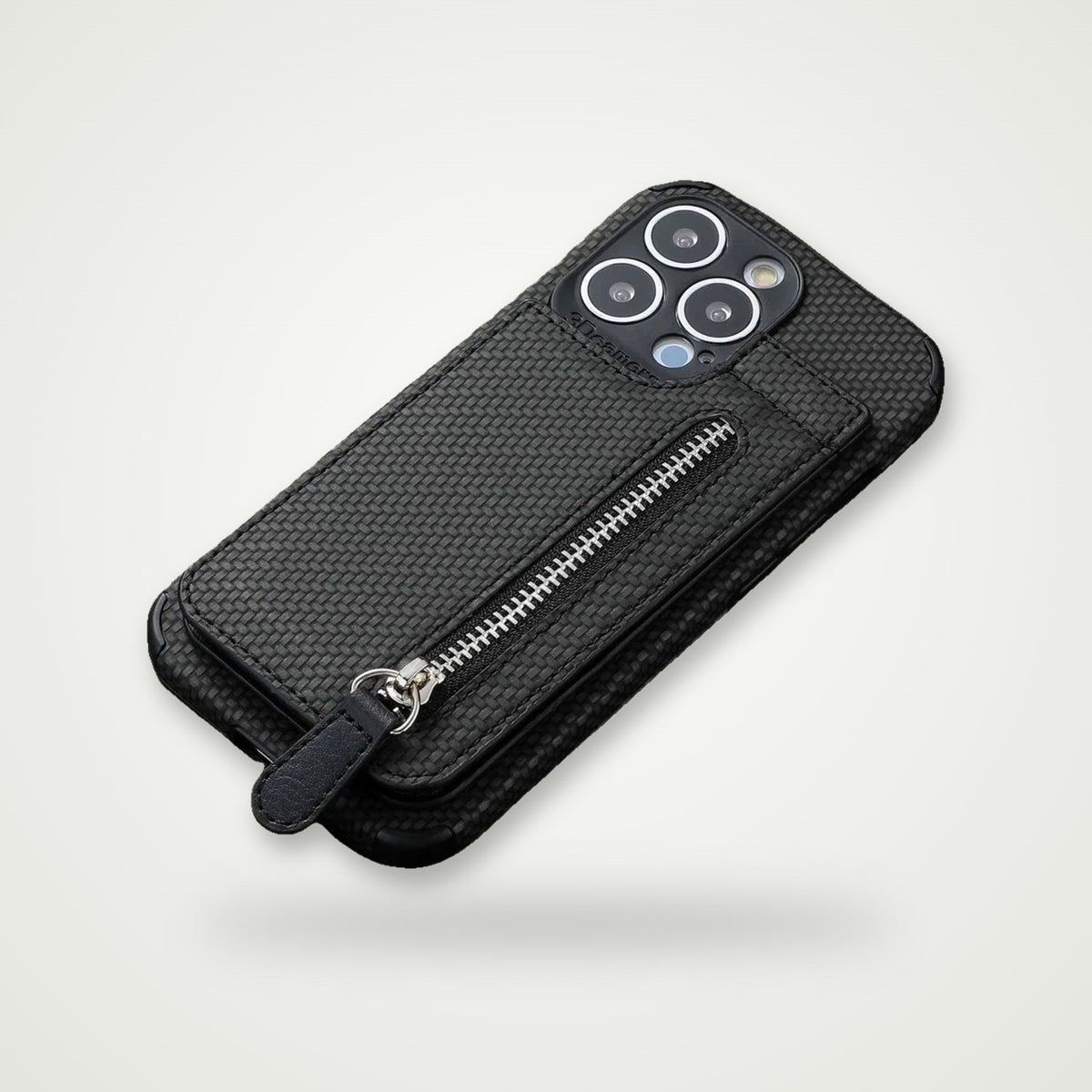 Zip Wallet Card Jacket for iPhone 13–15