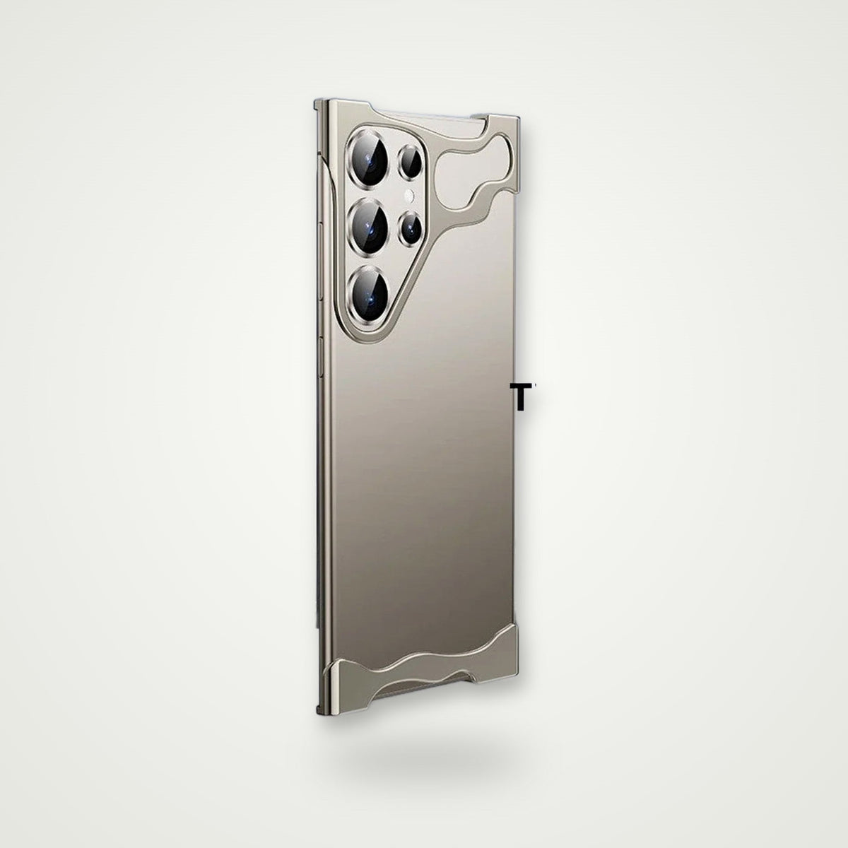 Metal Corner Frameless Case for Galaxy S24–S25