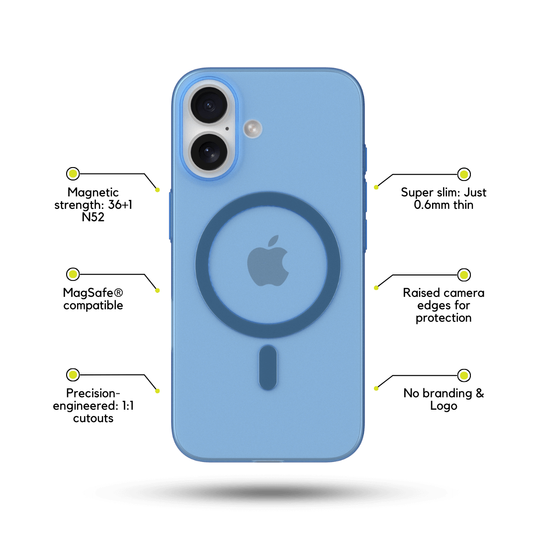 Blue magsafe case
