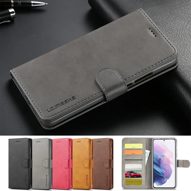 Flip book case for Samsung Galaxy S8–S26 & FE models