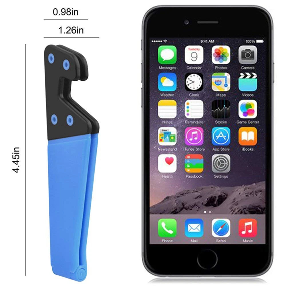 V-shaped foldable phone and tablet stand, view 2