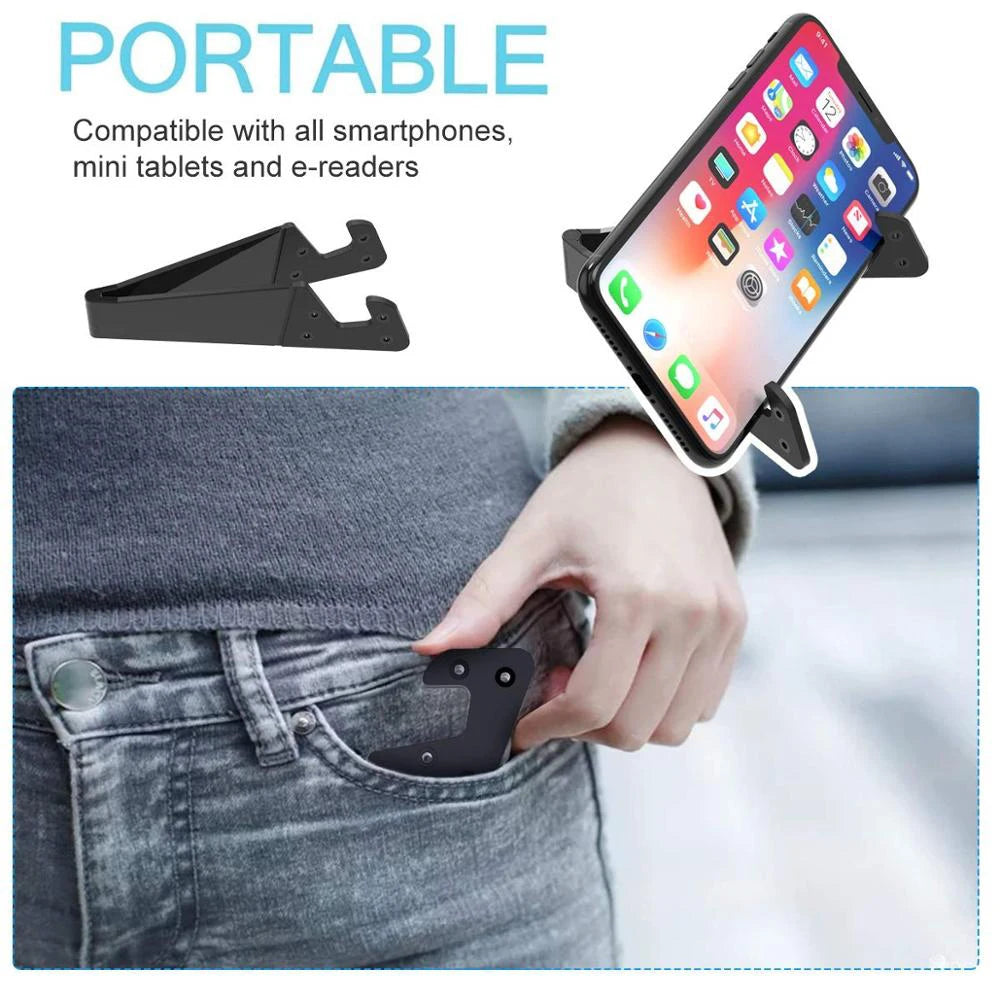 V-shaped foldable phone and tablet stand, view 6