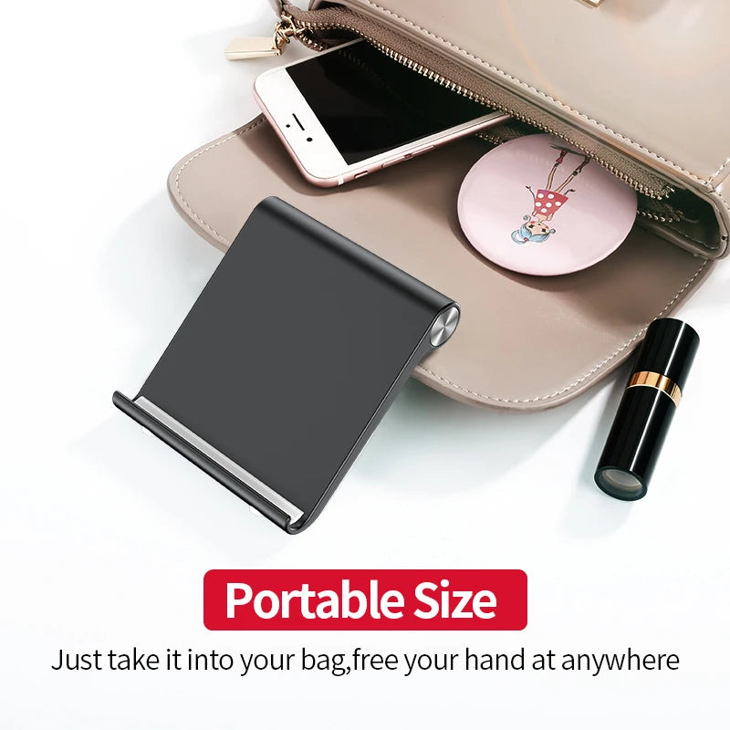 Portable adjustable desk phone stand, view 5