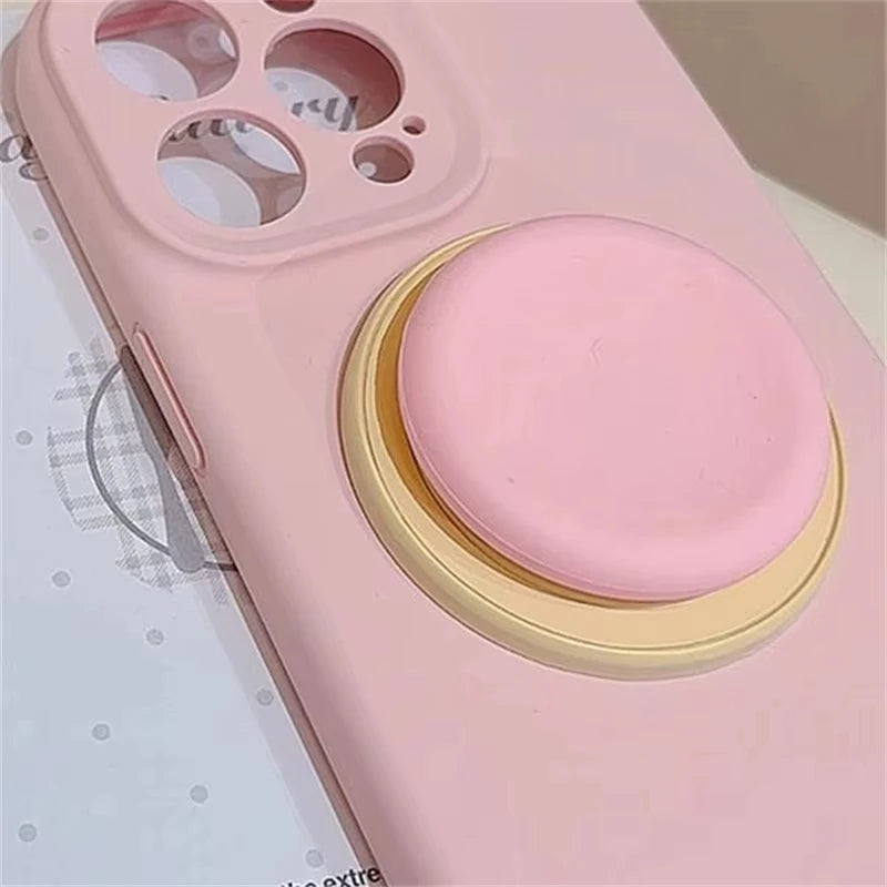 Macaron silicone magnetic phone grip stand for MagSafe, view 9