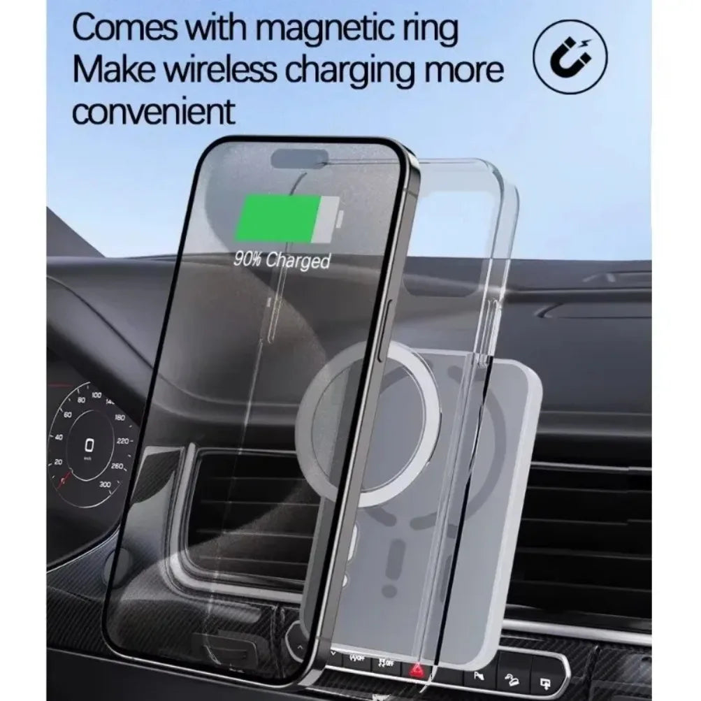 30W magnetic wireless car charger, view 3