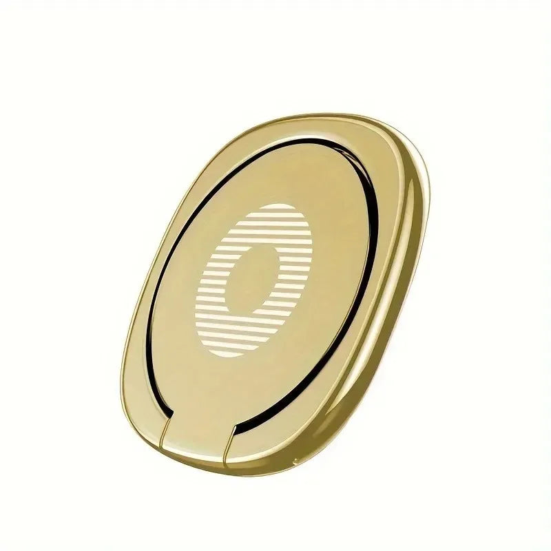 Metal finger ring stand, golden