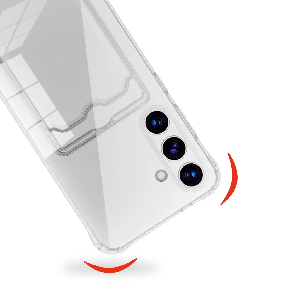 Clear card slot case for Samsung Galaxy S20–S26 & Note 20, view 3