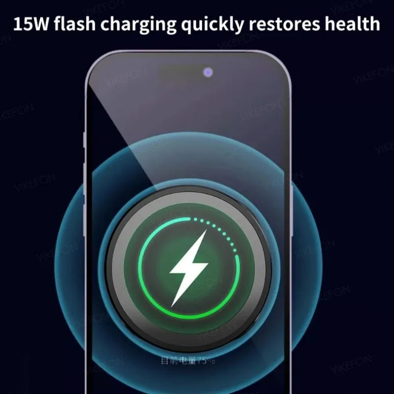 Magnetic air vent wireless charging car mount for MagSafe, view 3
