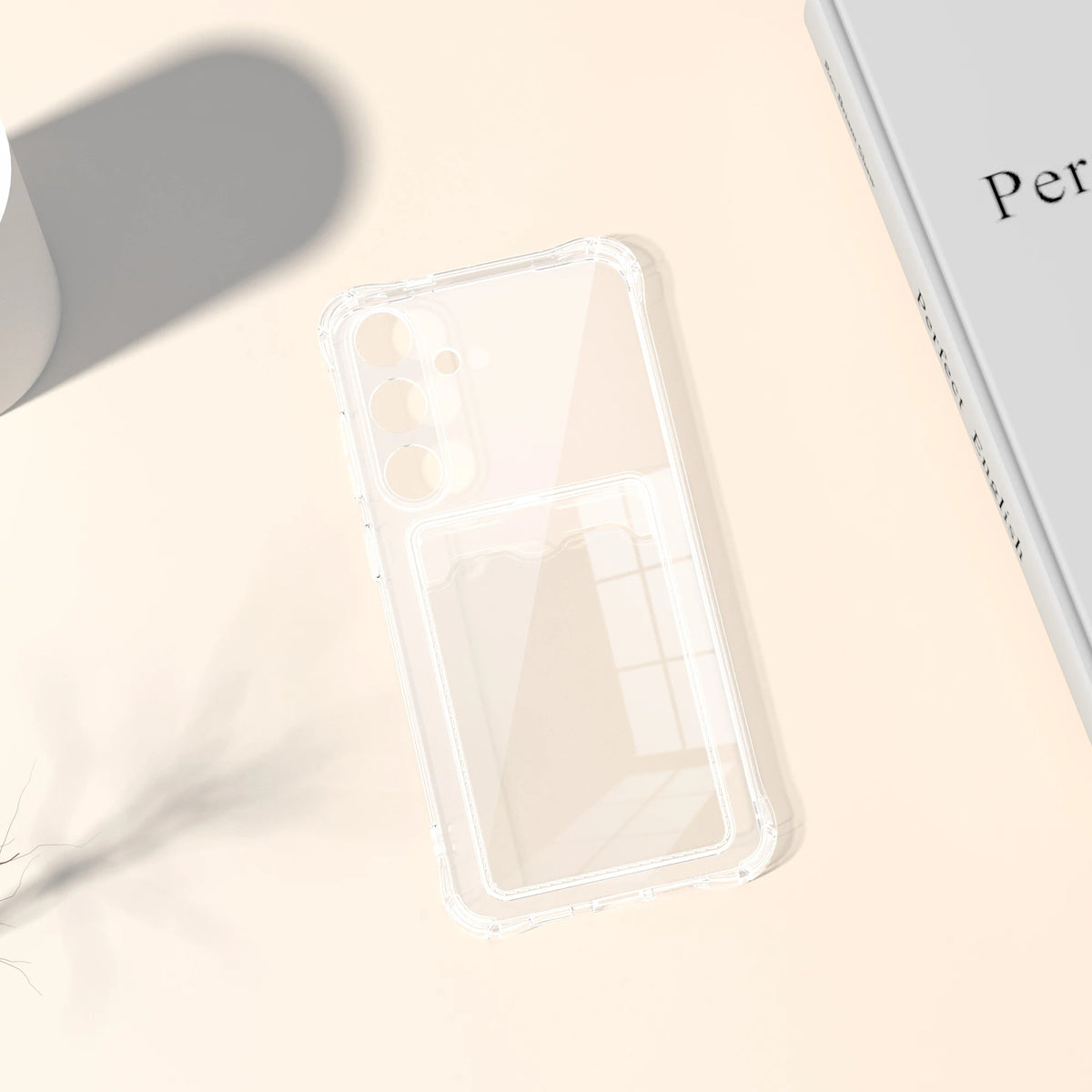 Clear card slot case for Samsung Galaxy S20–S26 & Note 20, view 5