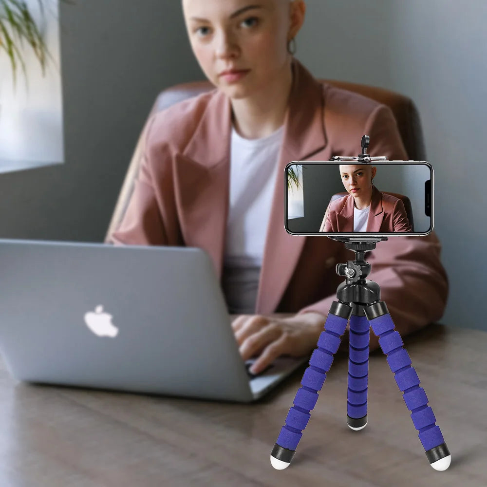 Flexible octopus phone tripod, view 6