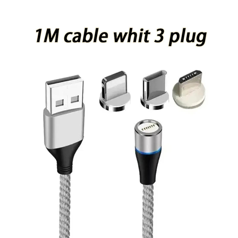 5A 3-in-1 magnetic luminous charging cable, view 7