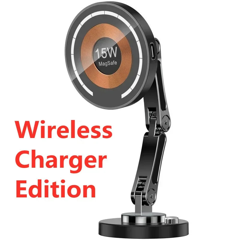 Magnetic car mount with wireless charging for iPhone 12–15, view 7