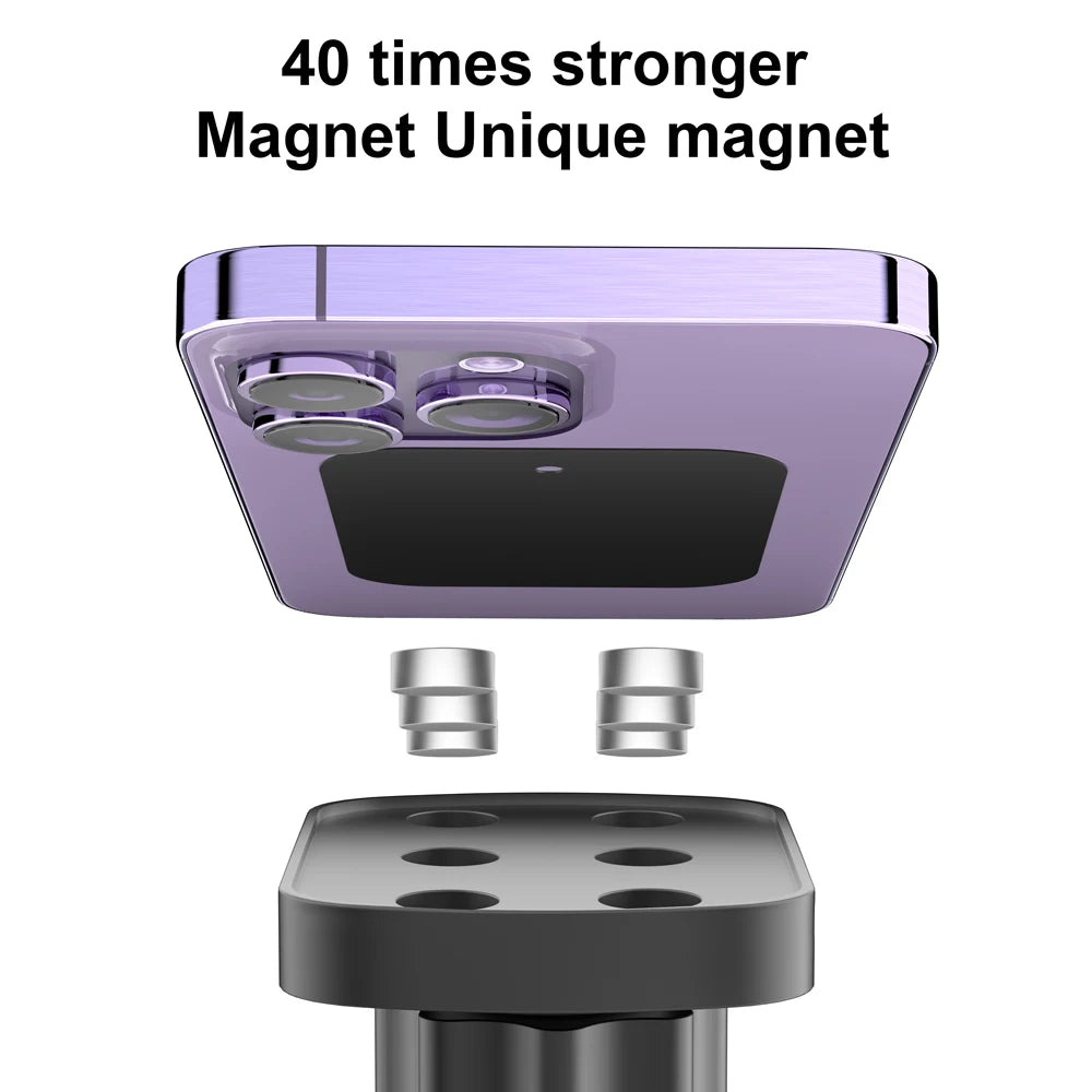 Long-arm magnetic car phone mount, view 7