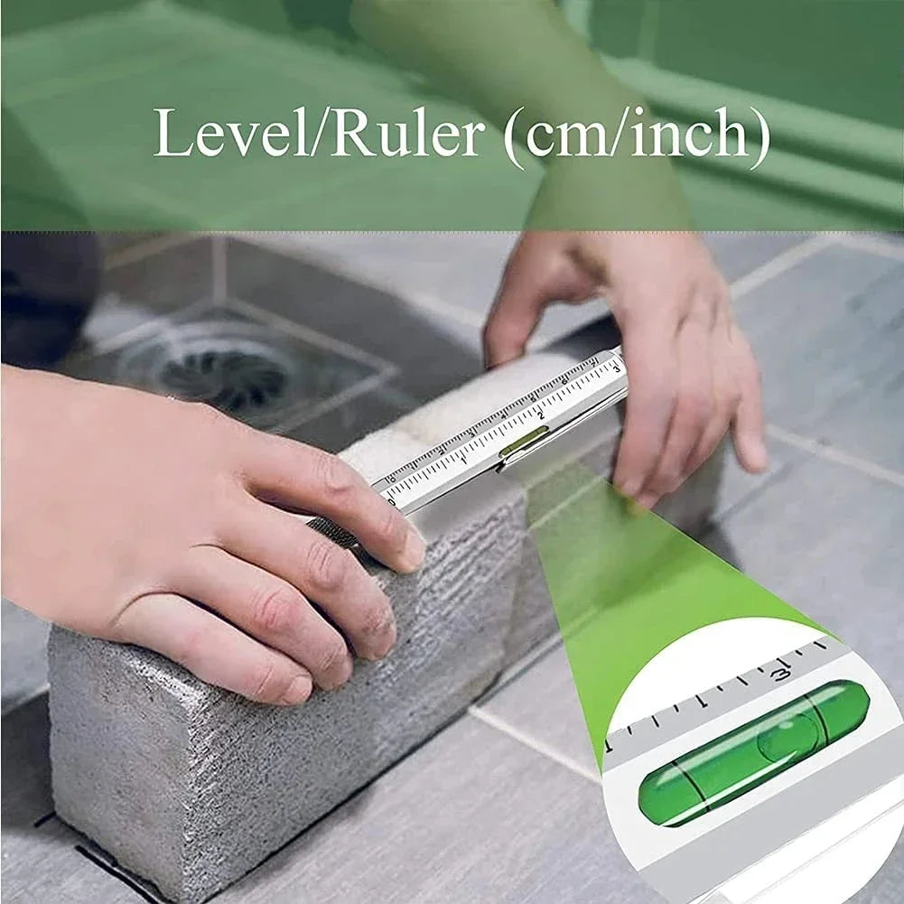 7-in-1 multifunction stylus pen with screwdriver, ruler and level, view 4