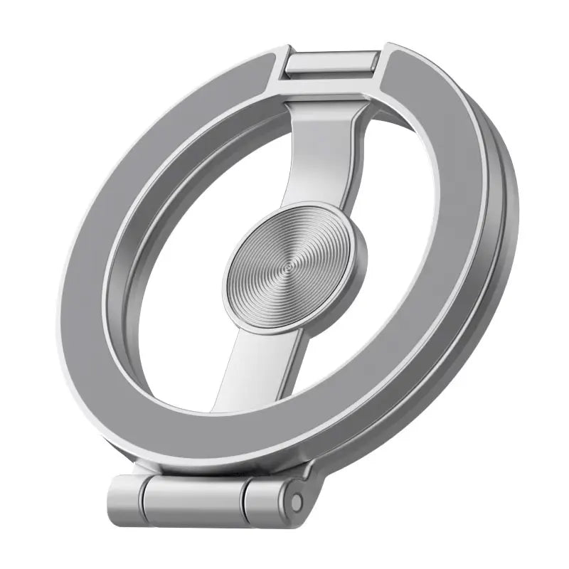 Double-sided magnetic ring holder, silver