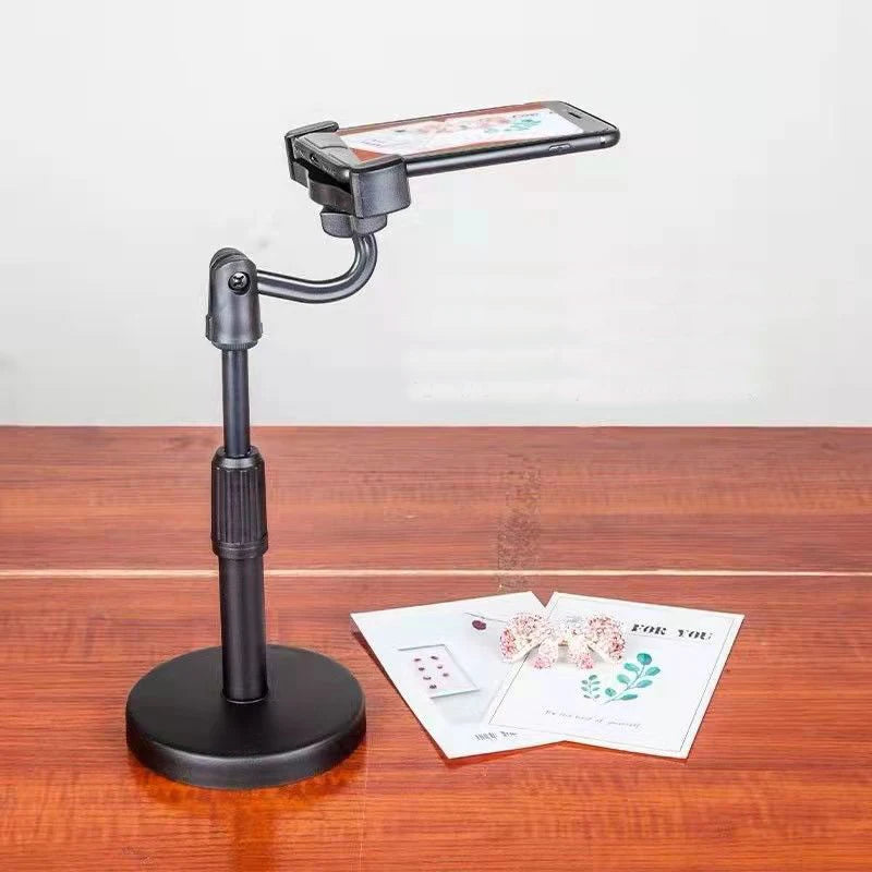 Adjustable desktop phone stand, main view