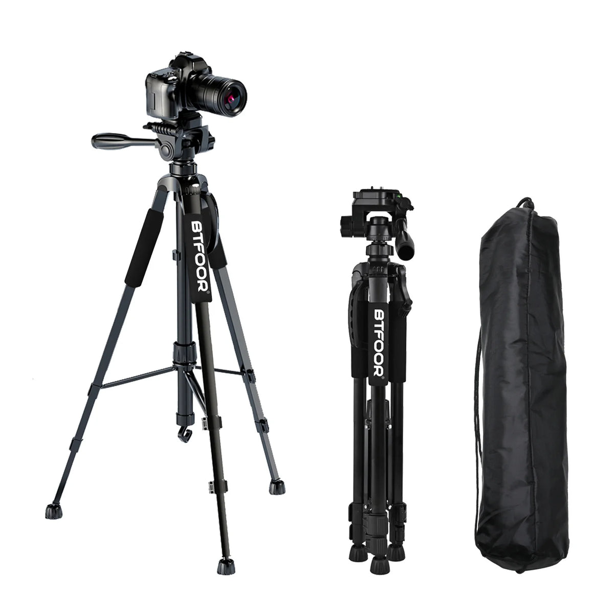 140 cm aluminum travel tripod, view 7