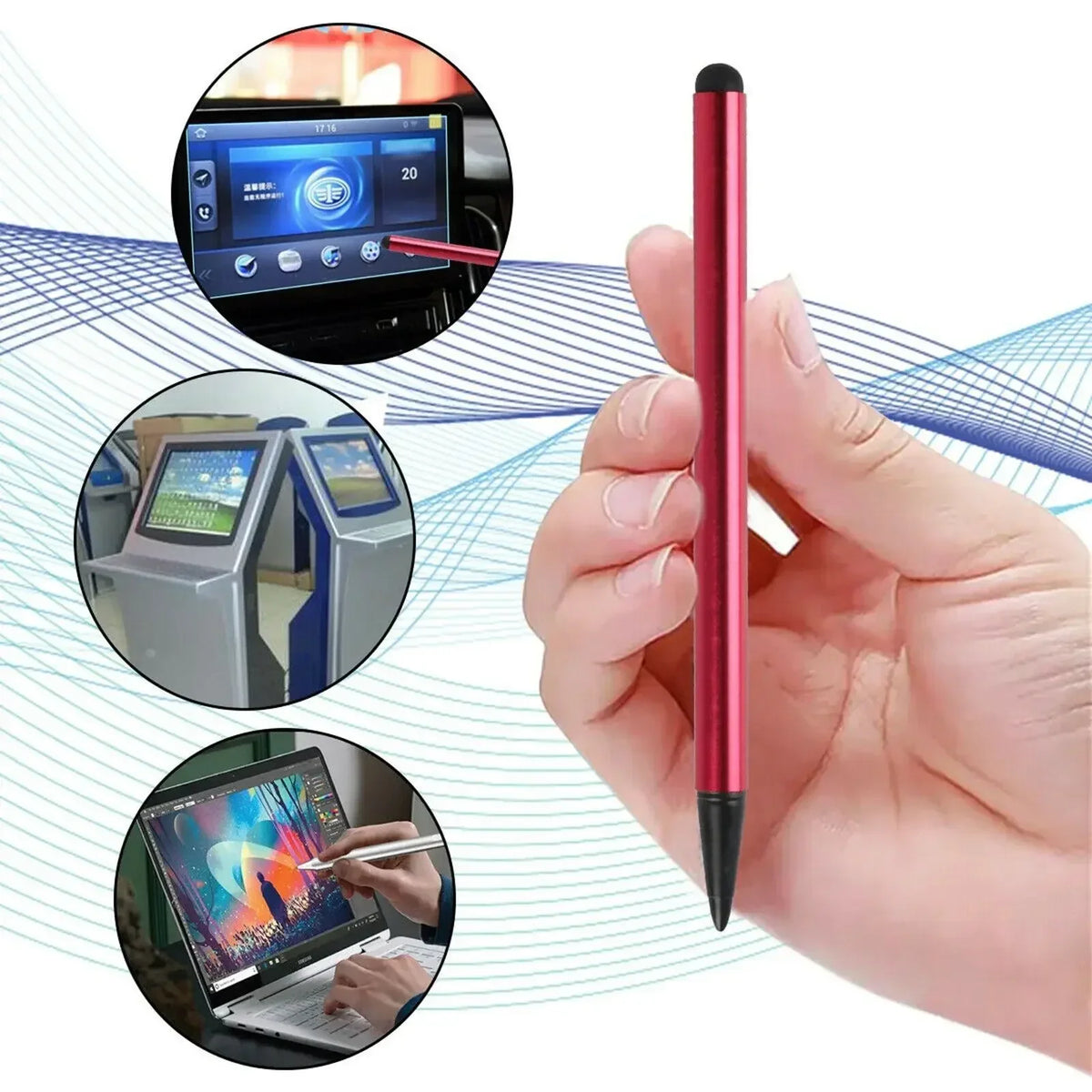 Universal dual-use capacitive stylus pen, view 7