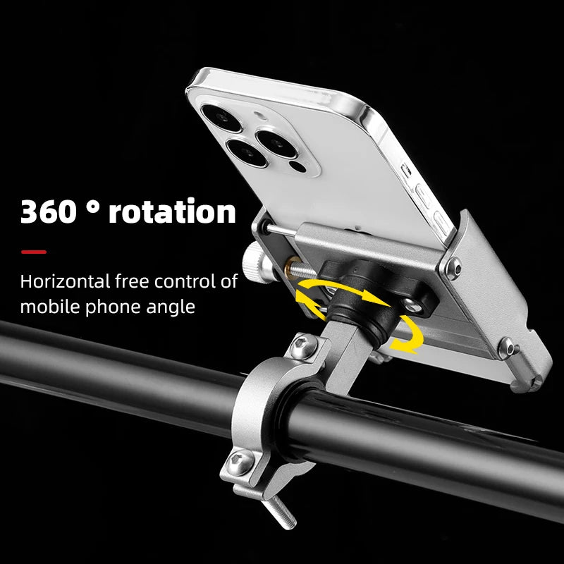 360° rotating bike phone holder for 4.7–7.0 inch phones, view 4