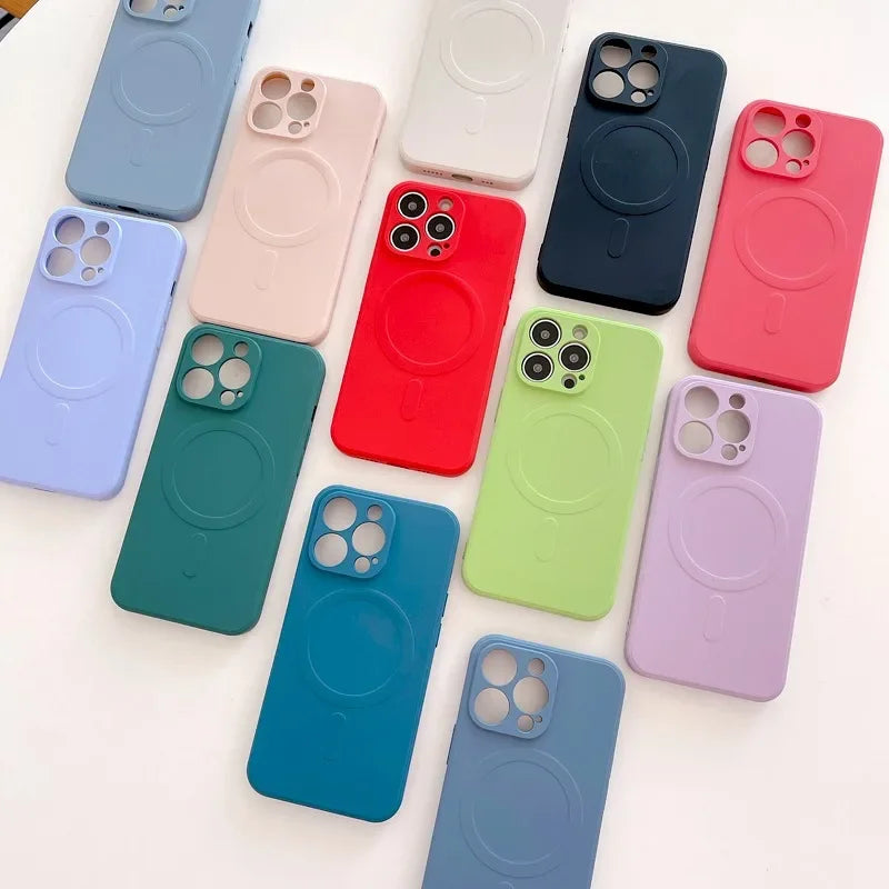 Shockproof silicone MagSafe case for iPhone 11–18, view 6