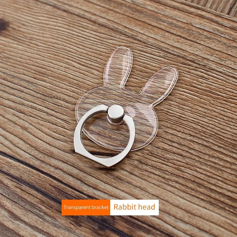 Clear finger ring phone holder, view 7
