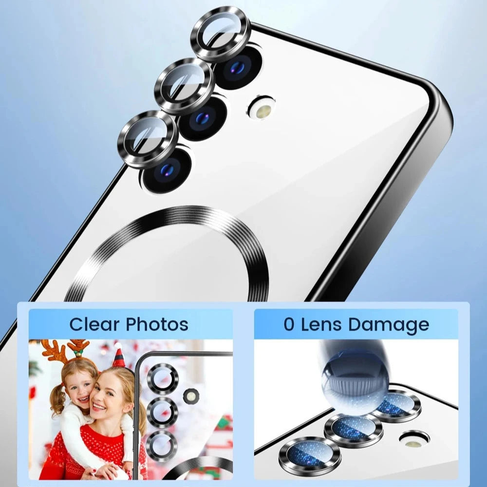 Plated magnetic case for Samsung Galaxy S22–S26, view 2