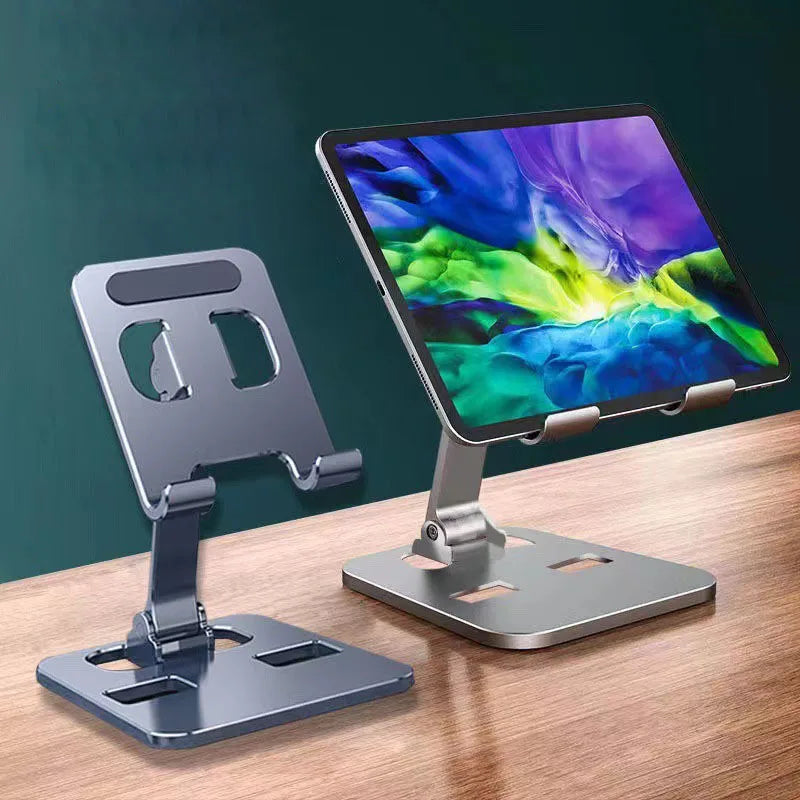 Foldable aluminum alloy desk phone and tablet stand, view 5