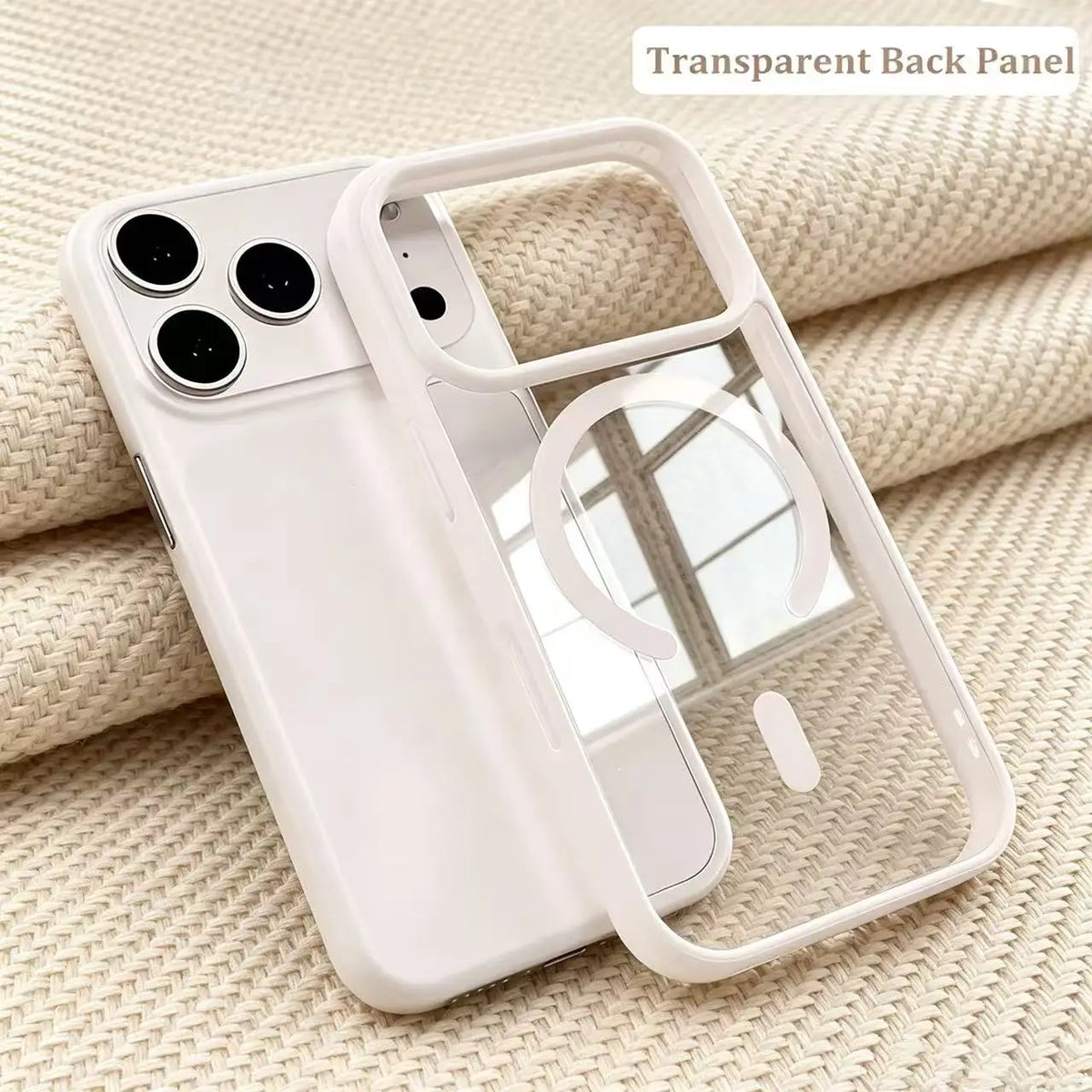Transparent acrylic MagSafe case for iPhone 12–17 & Air, view 2