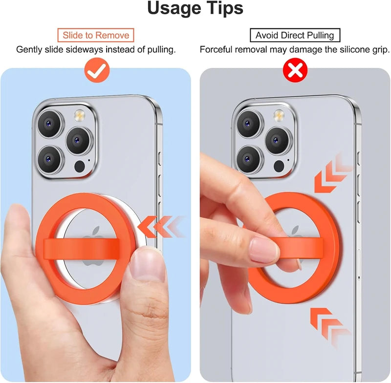 Magnetic silicone finger strap, view 6
